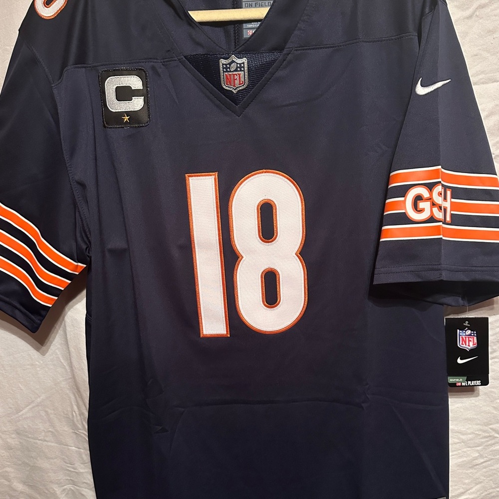Caleb Williams jersey with captain patch NWT